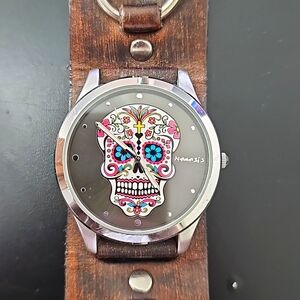 Nemesis Sugar Skull watch